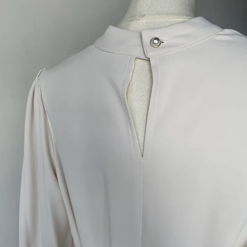 Heart Hollow Out Blouse (2colors)