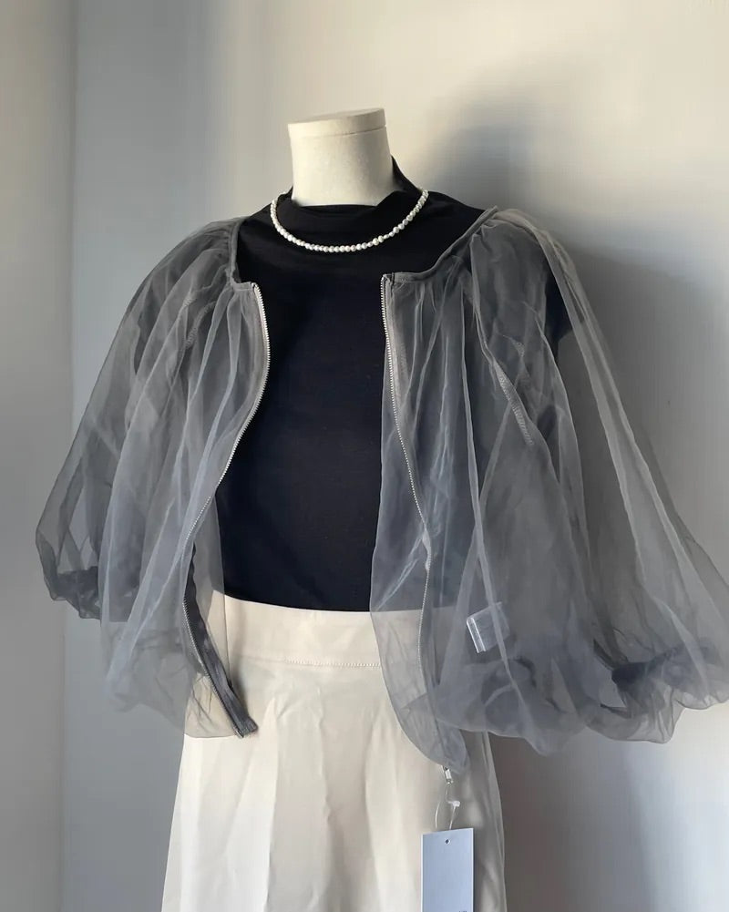 Jacket Tulle Blouson (2colors)