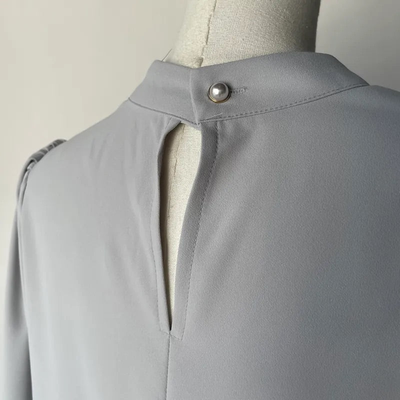 Heart Hollow Out Blouse (2colors)