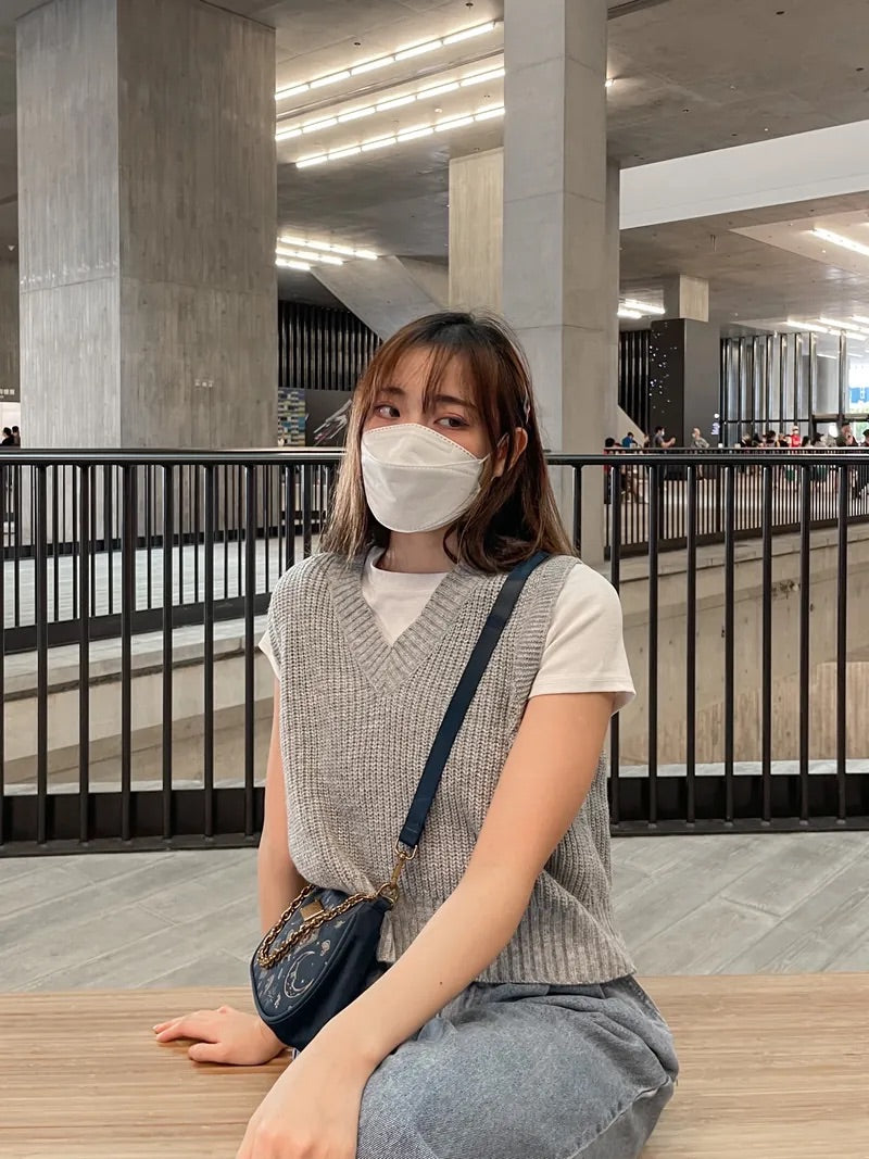 Pastel V-Neck Vest｜三色
