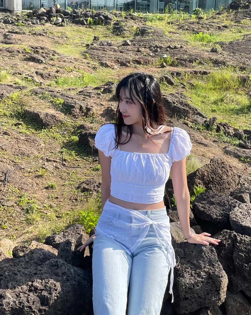 層次感up！韓感滿滿蕾絲綁帶網紗裙