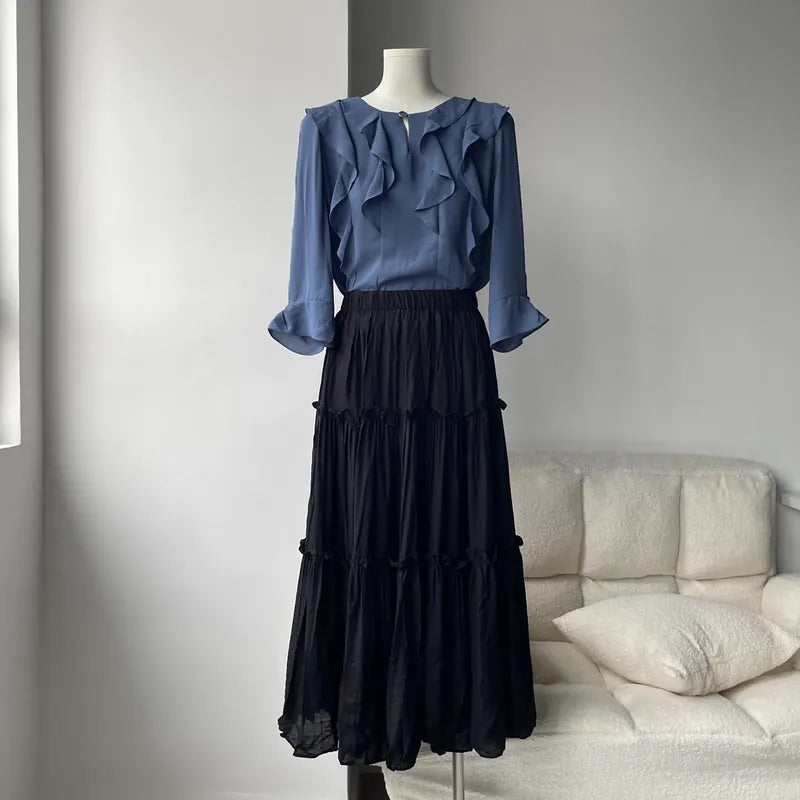 Sweet-me Chiffon 3/4 Sleeve Blouse
