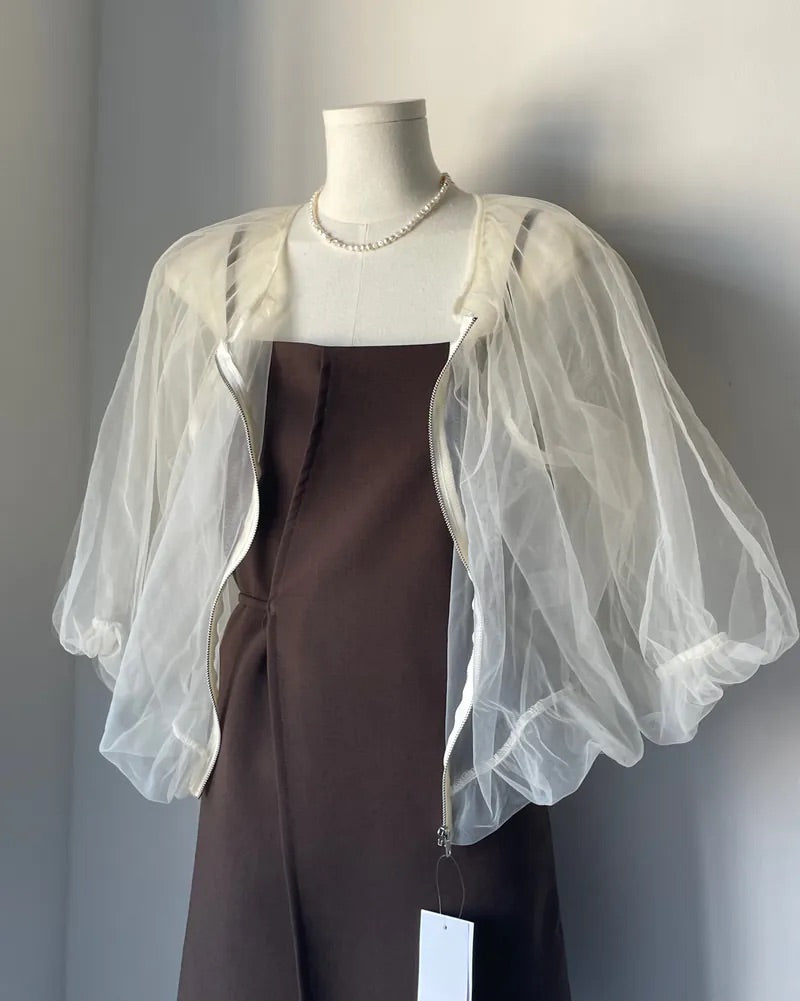 Jacket Tulle Blouson (2colors)