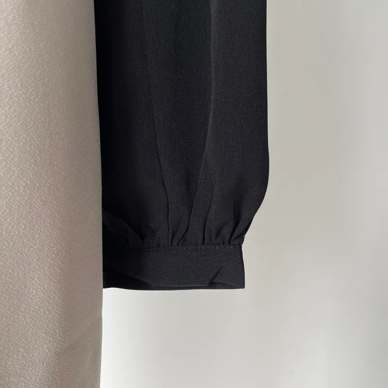 Tie Long Sleeve Blouse
