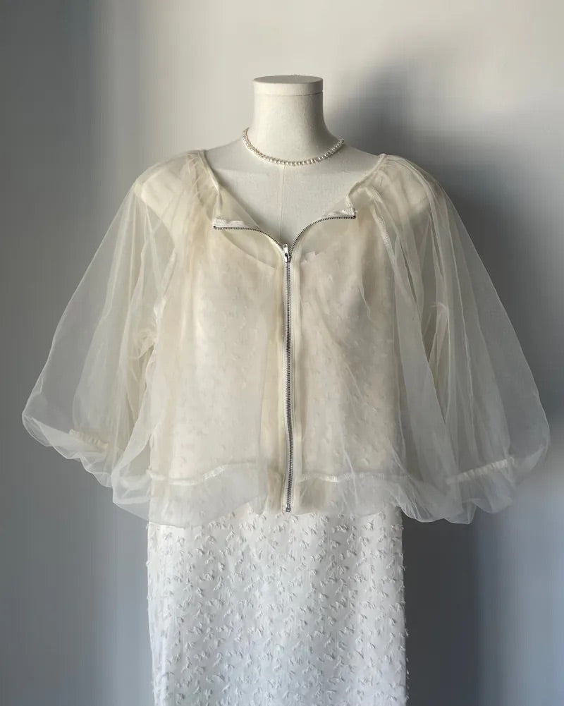 Jacket Tulle Blouson (2colors)