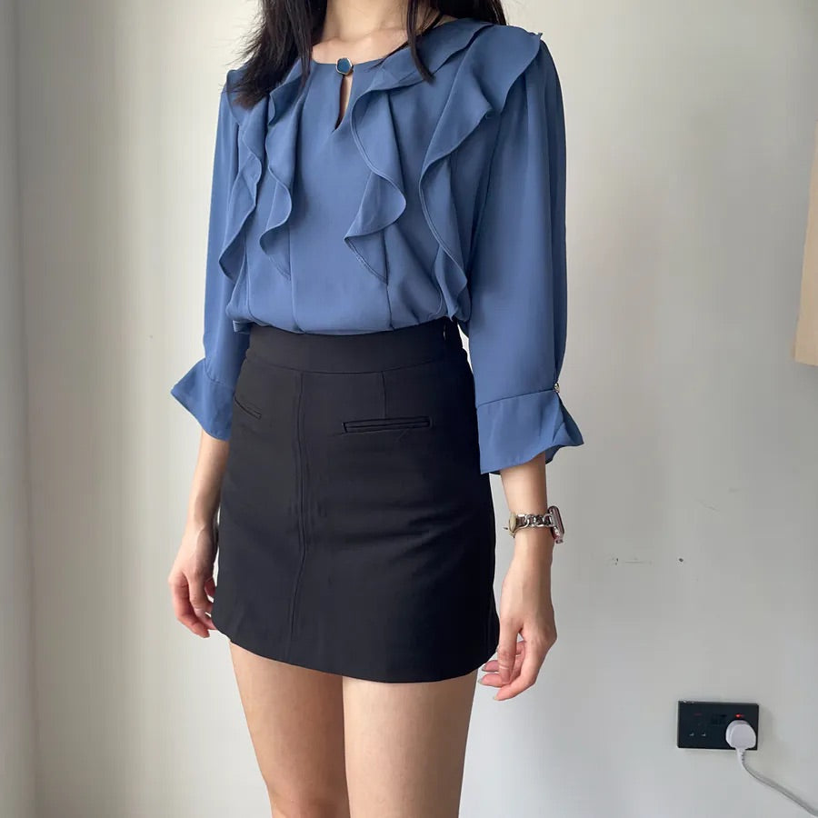 Sweet-me Chiffon 3/4 Sleeve Blouse