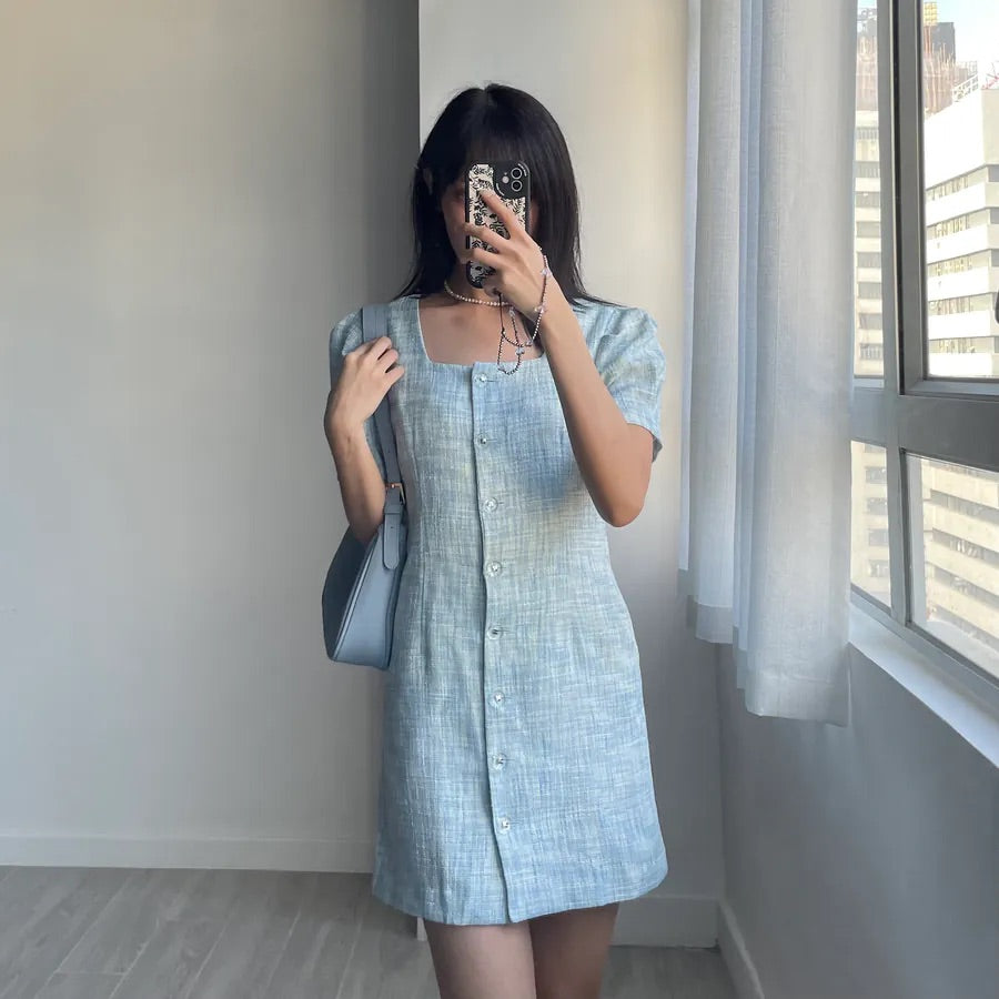 Square Collar Tweed OPS (2colors)
